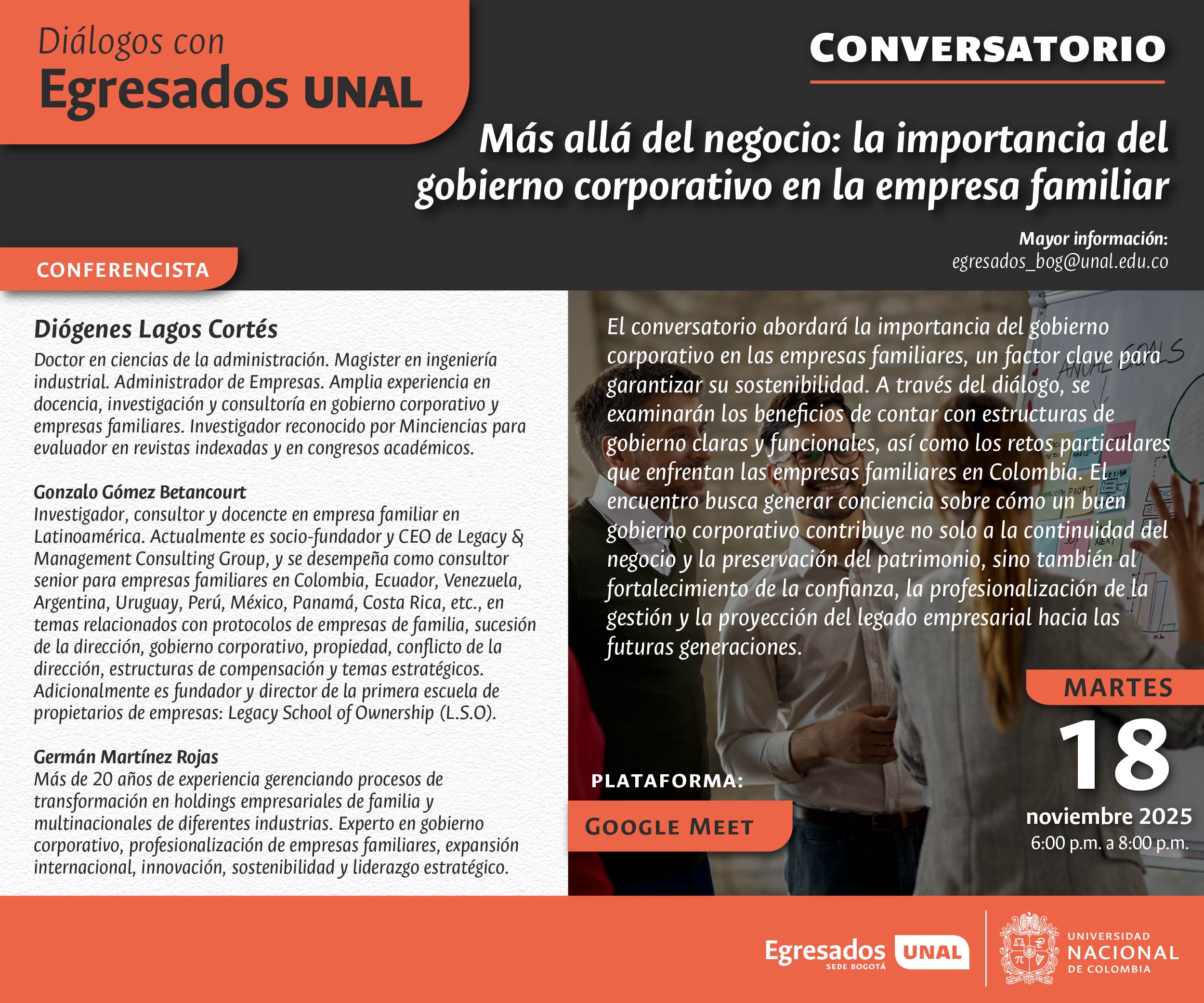 Diálogos con Egresados UNAL